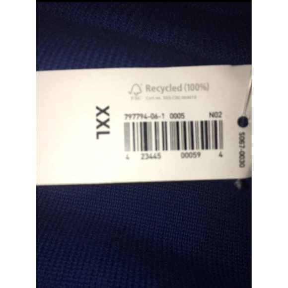 NWT Old Navy Crew Neck Sweater 100% Cotton Medium Blue XXL All Seasons - Picture 7 of 7